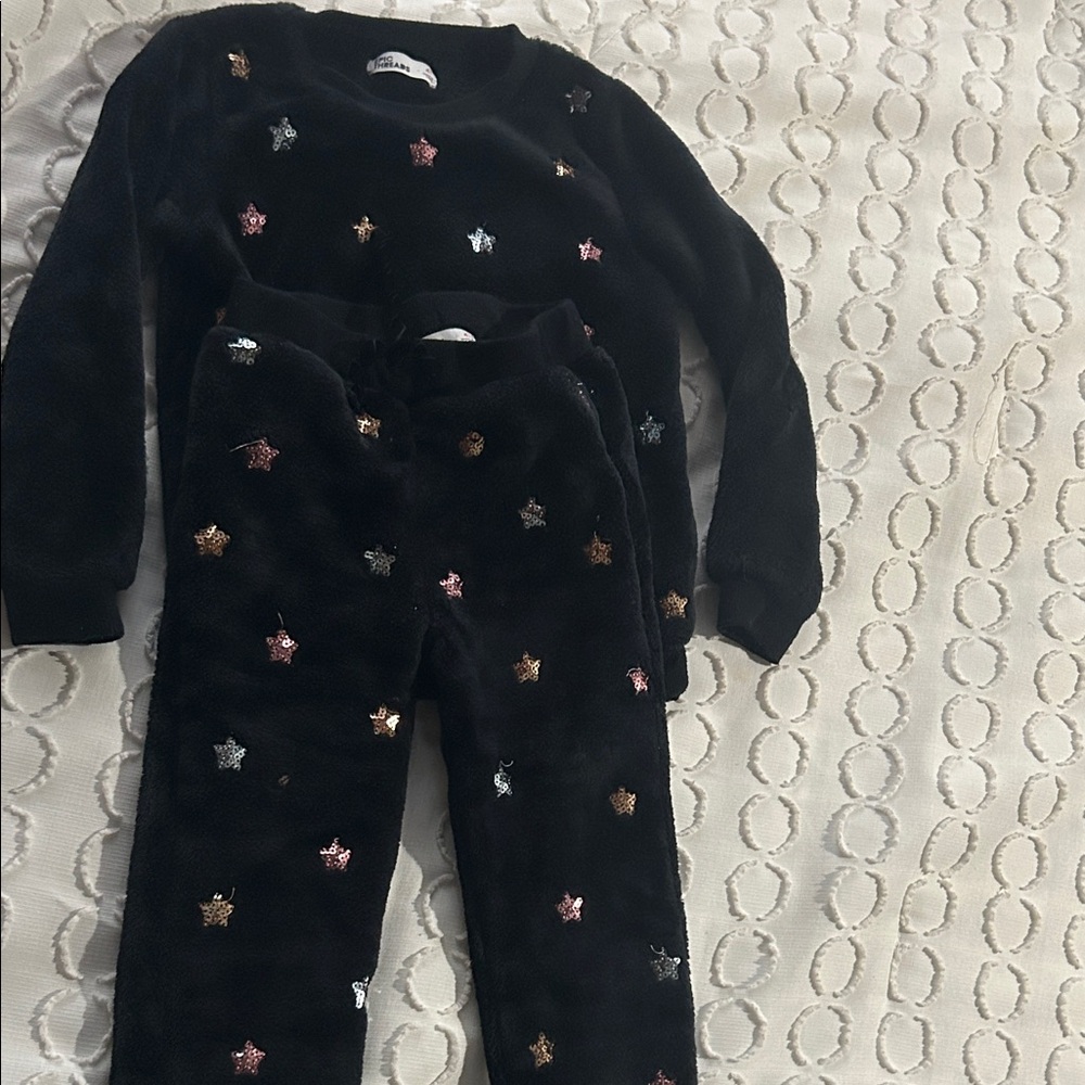 Epic Threads Black Starry Kids Matching Set